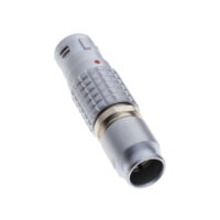 FGG.3B.318.CLAD10Z Lemo Push-Pull Connector Plug, Male Pins 18 Position Solder Cup