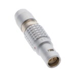 FGJ.0B.302.CLLD52 Lemo Push-Pull Connector Plug, Female Sockets 2 Position Solder Cup