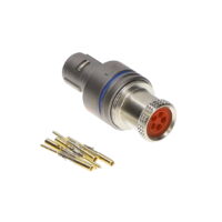 FGN.0F.305.XLCS Lemo Push-Pull Connector Plug, Male Pins 5 Position Crimp