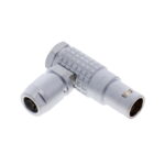 FPG.1B.307.CLAD62 Lemo Push-Pull Connector Plug, Male Pins 7 Position Solder Cup