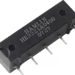 Reed relay, 12 V (DC), 1 Form A (N/O), SIP, 10 W, HE3321A1200