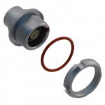 HEG.0K.302.CLLP Lemo Push-Pull Connector Receptacle, Female Sockets 2 Position Solder Cup