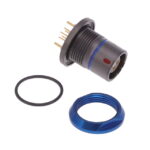 HEN.1F.305.XLNP Lemo Push-Pull Connector Receptacle, Female Sockets 5 Position Solder