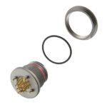 HEN.2M.312.XLNP Lemo Threaded Connector Receptacle, Female Sockets 12 Position Solder