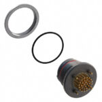 HEN.3M.330.XLNP Lemo Threaded Connector Receptacle, Female Sockets 30 Position Solder