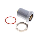 HGP.2S.310.CLLP Lemo Push-Pull Connector Receptacle, Female Sockets and Male Pins 10 Position Solder Cup