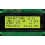 Matrix Orbital LK204-25 Intelligent LCD Display