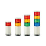 LU5-E-R PATLITE LED Signal Tower, 1 Tiers, Red, 50mm Dia., 24VDC, IP65