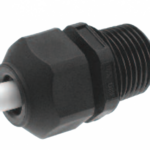 M4742 Heyco Black Liquid Tight Cordgrips Straight-Thru