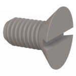 50M030050H006 Essentra Components Flat Head Slotted Machine Screw M3x0.5