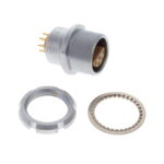 EEP.2S.310.CLN Lemo Push-Pull Connector Receptacle, Female Sockets and Male Pins 10 Position Solder