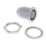EGG.3B.312.CLL Lemo Push-Pull Connector Receptacle, Female Sockets 12 Position Solder Cup