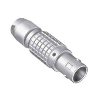 FGG.2B.319.CLAD92Z Lemo Push-Pull Connector Plug, Male Pins 19 Position Solder Cup