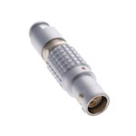 FGJ.1B.302.CLLD42Z Lemo Push-Pull Connector Plug, Female Sockets 2 Position Solder Cup