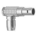 FPG.0B.302.CLAD52Z Lemo Push-Pull Connector Plug, Male Pins 2 Position Solder Cup