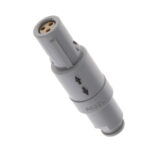 PAH.N0.3GL.LC65GZ Lemo Push-Pull, Detent Lock Connector Plug, Female Sockets 3 (Power) Position Solder Cup
