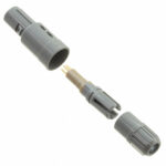 PAG.M0.5GL.AC52G Lemo Push-Pull, Detent Lock Connector Plug, Male Pins 5 Position Solder Cup