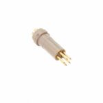 PAG.M0.5ZL.A Lemo - Connector Insert, Male Pins 5 Position Solder Cup