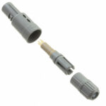 PAG.M0.6GL.AC52G Lemo Push-Pull, Detent Lock Connector Plug, Male Pins 6 Position Solder Cup