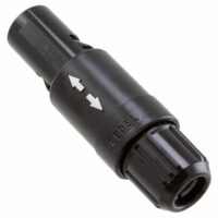 PAG.M0.6NL.AC65N Lemo Push-Pull, Detent Lock Connector Plug, Male Pins 6 Position Solder Cup