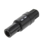 PAG.M0.9NL.AC65N Lemo Push-Pull, Detent Lock Connector Plug, Male Pins 9 Position Solder Cup