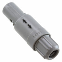 PAG.M1.0GL.AC52G Lemo Push-Pull, Detent Lock Connector Plug, Male Pins 10 Position Solder Cup