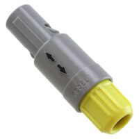 PAG.M1.4GL.AC52J Lemo Push-Pull, Detent Lock Connector Plug, Male Pins 14 Position Solder Cup