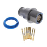PEN.1F.308.XLM Lemo Push-Pull Connector Receptacle, Female Sockets 8 Position Crimp