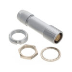 PFG.1B.308.CLLD62 Lemo Push-Pull Connector Receptacle, Female Sockets 8 Position Solder Cup