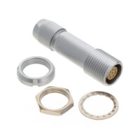 PFG.1B.308.CLLD62 Lemo Push-Pull Connector Receptacle, Female Sockets 8 Position Solder Cup