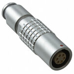 PHG.1B.306.CLLD52Z Lemo Push-Pull Connector Receptacle, Female Sockets 6 Position Solder Cup