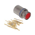 PHN.2F.319.XLM Lemo Push-Pull Connector Receptacle, Female Sockets 19 Position Crimp