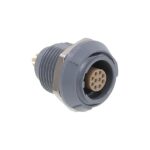 PKA.M1.0SL.LG Lemo Push-Pull, Detent Lock Connector Receptacle, Female Sockets 10 Position Solder Cup