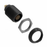 PKG.M1.0SL.LG Lemo Push-Pull, Detent Lock Connector Receptacle, Female Sockets 10 Position Solder Cup
