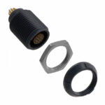PKG.M1.4SL.LG Lemo Push-Pull, Detent Lock Connector Receptacle, Female Sockets 14 Position Solder Cup