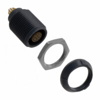 PKG.M1.4SL.LG Lemo Push-Pull, Detent Lock Connector Receptacle, Female Sockets 14 Position Solder Cup