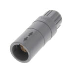 PRG.M0.6GL.LC39G Lemo Push-Pull, Detent Lock Connector Receptacle, Female Sockets 6 Position Solder Cup