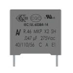 R46KN410000P0K Kemet Film Capacitor Suppression 1uF 275VAC Radial