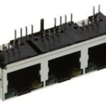 RJHSE-5381 Amphenol FCI Jack Modular Ethernet Connector RJ45 8p8c Shielded