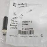 RSMCK3 Lumberg Circular Connector Plug