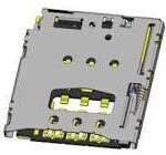 SF56S006V4BR2000 JAE Micro SIM Connector 8 Position SMD