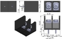 T14-BM11-02 Deca Switchlab Terminal Block 2 Position
