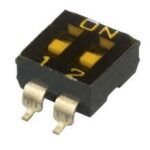 TDD01H0SB1R C&K Dip Switch 2 Position 25mA 24VDC SPDT SMD