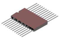 TPS7H3301HKR/EM Texas Instruments LDO Regulator Positive 0.5-1.75V 3A 16-CFPAK
