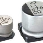 UCL1H221MNL1GS Nichicon Aluminum Lytic Capacitor 220uF 50V 20% SMD Can