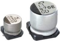 UCL1H221MNL1GS Nichicon Aluminum Lytic Capacitor 220uF 50V 20% SMD Can
