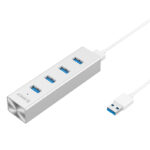 H4013-U3 Orico Aluminum Alloy 4 Port USB3.0 HUB