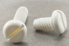 94879A114 Off-White Nylon Phillips Rounded Head Screw 94879A114 Off-White Nylon Phillips Rounded Head Screw