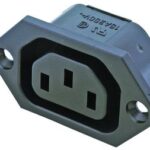 Schurter 6600.3300.21 Power Entry Connector Socket IEC 320-2-2/F Panel Mount