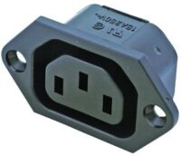 Schurter 6600.3300.21 Power Entry Connector Socket IEC 320-2-2/F Panel Mount